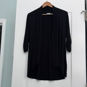 Soma Black Open Front Wrap